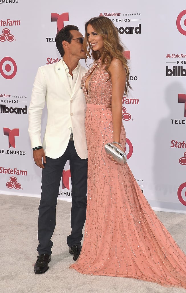 Jennifer Lopez and Marc Anthony at the Latin Music Awards ...