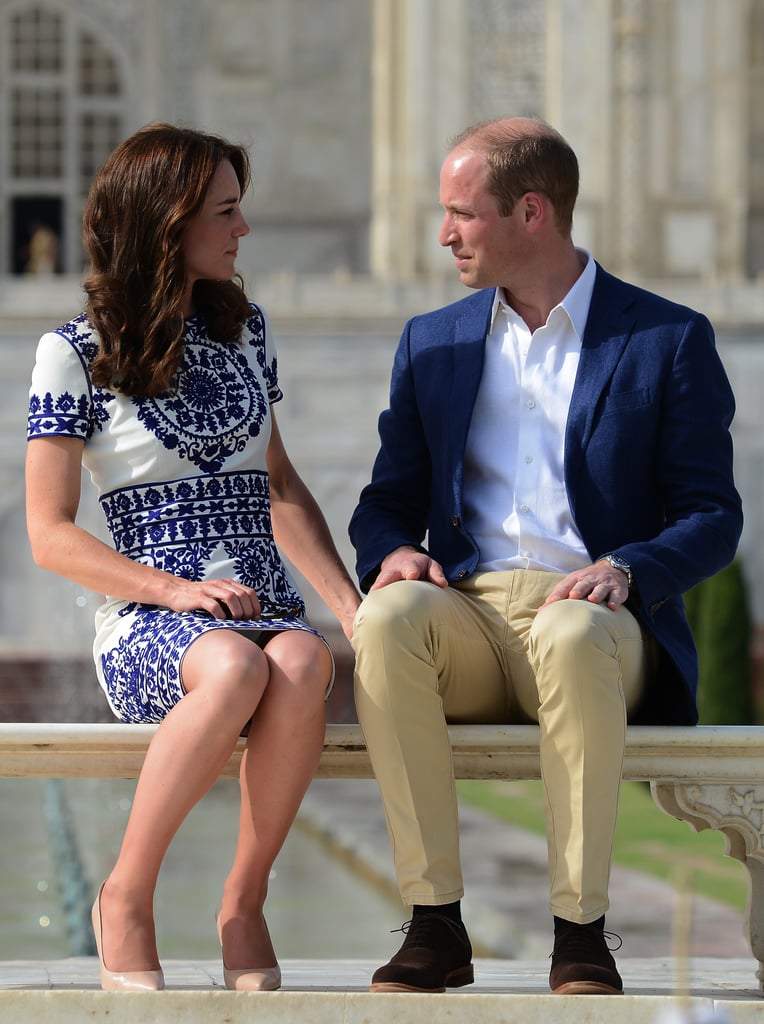 Kate Middleton's Naeem Khan Dress at the Taj Mahal 2016