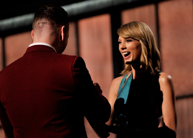 Taylor Swift Was So Thrilled to Present Him an Award . . .