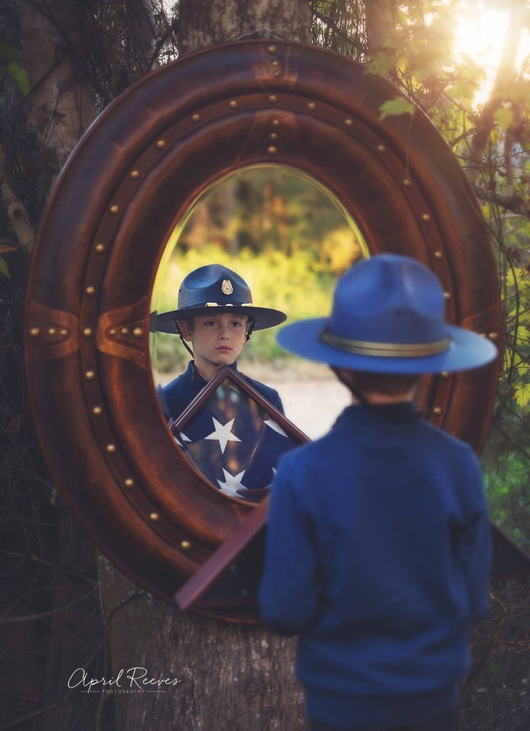 Son's Photo Shoot With Fallen Louisiana State Police Trooper