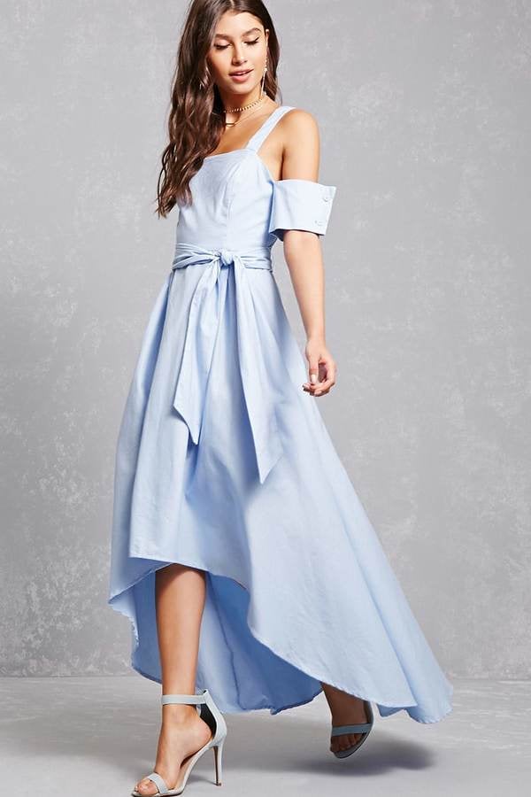 Forever 21 Open-Shoulder High-Low Dress