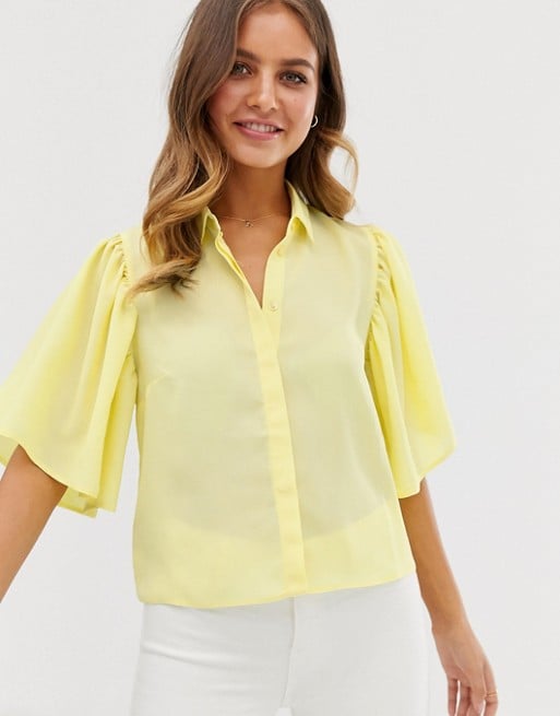 ASOS Design Cropped Blouse