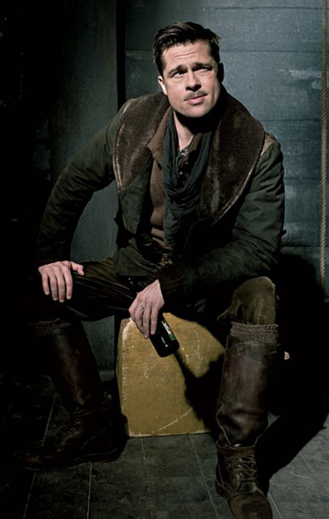 Brad Pitt in Inglourious Basterds Hot Actors in Uniforms POPSUGAR Entertainment Photo 39
