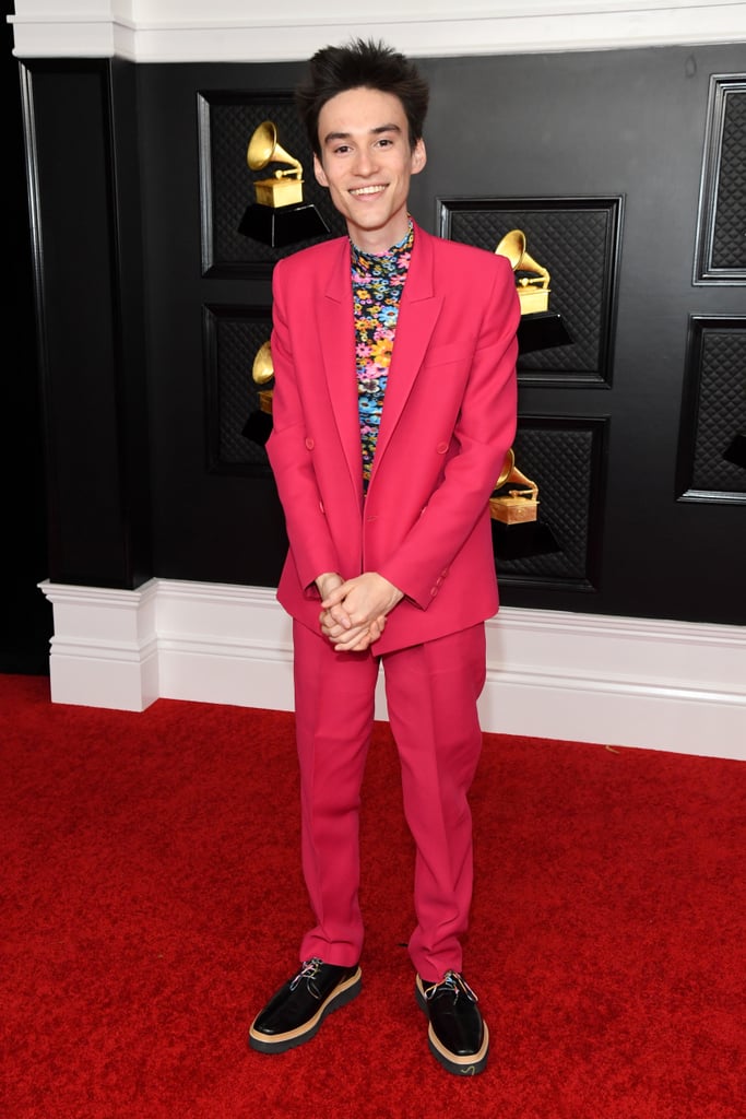 Jacob Collier in a Stella McCartney Suit at the 2021 Grammy Awards