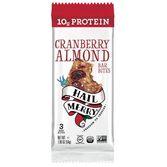 Hail Merry Cranberry Almond Bar Bites