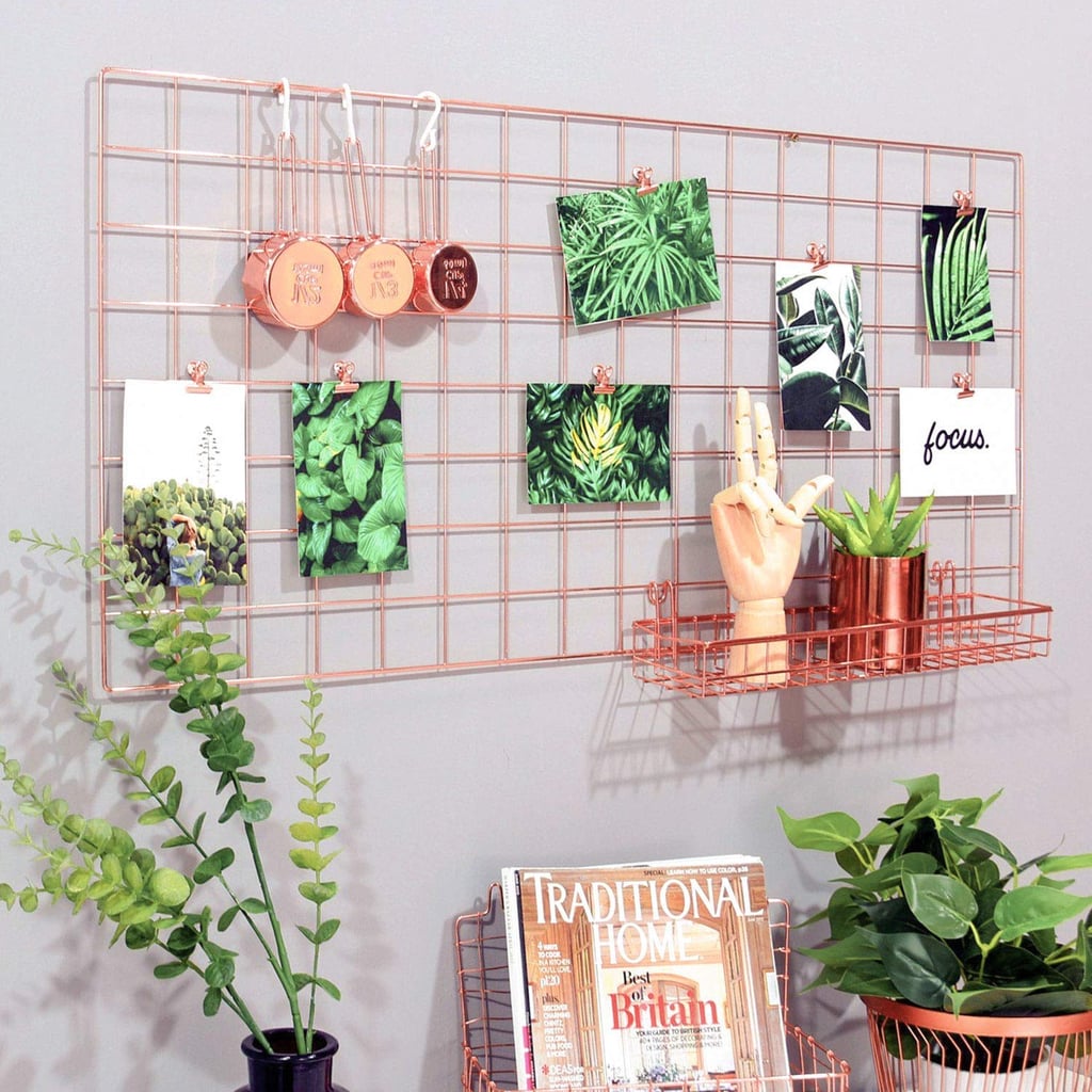 Simmer Stone Rose Gold Wall Grid