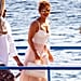 Jennifer Lopez White Bodysuit and Pink Pants in Italy 2018