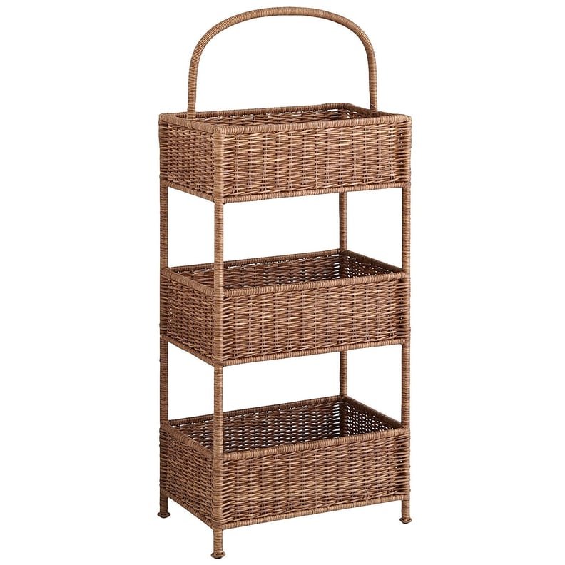 Collin Tiered Light Brown Basket