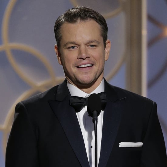 Matt Damon at the Golden Globes 2014