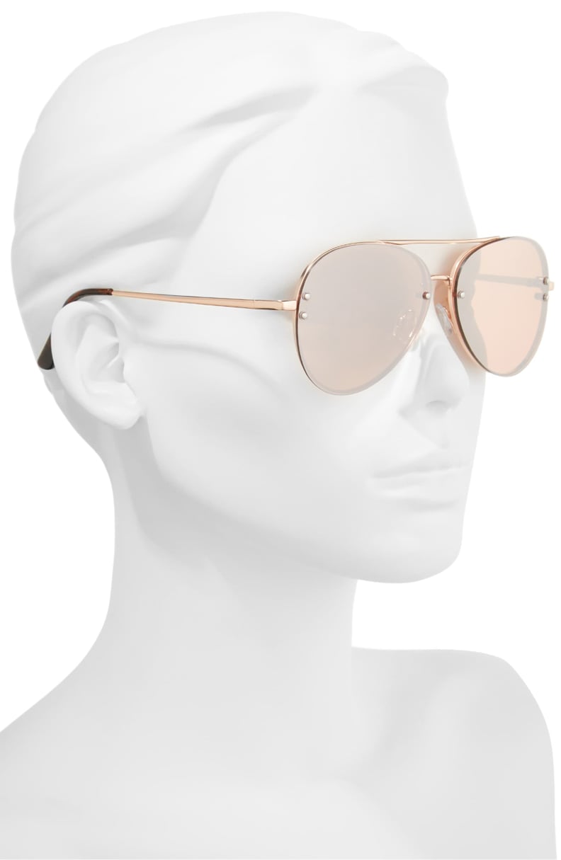 BP Oversize Mirrored Aviator Sunglasses