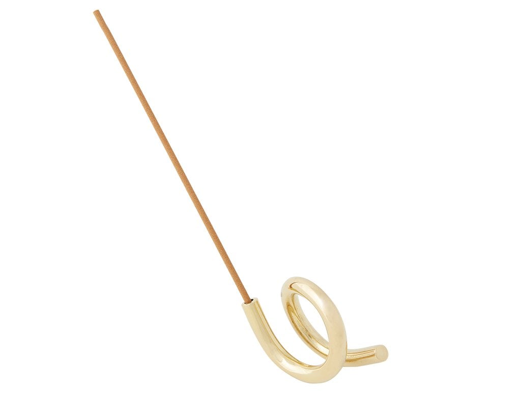 Subtle Bodies Brass Curl Incense Burner