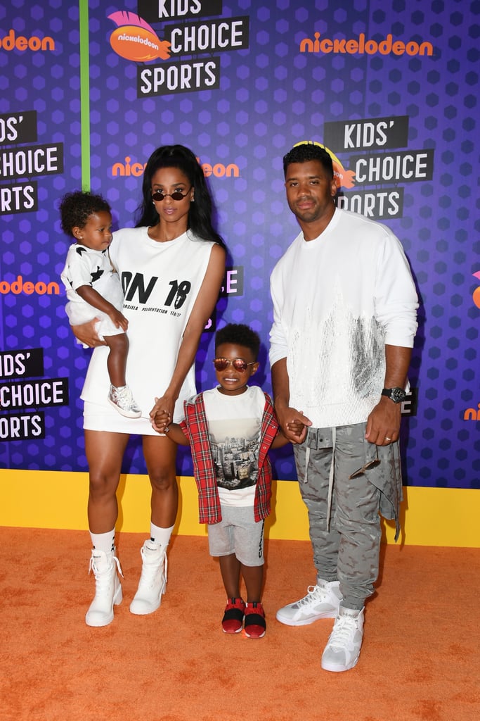 Ciara and Her Family at the 2018 Kids' Choice Sports Awards