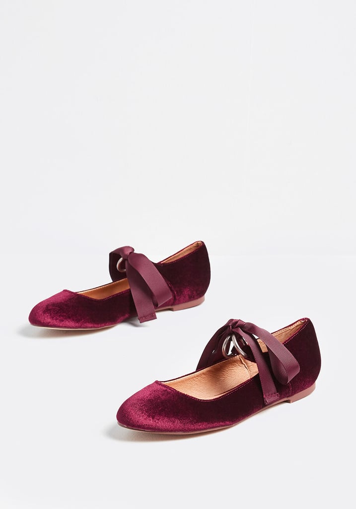 Chelsea Crew Caught My Eye Velvet Ballet Flats