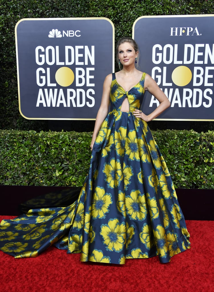 Taylor Swift Wears Etro Couture Gown to Golden Globes