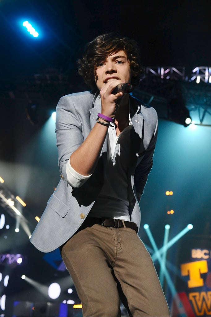 Harry Styles at the BBC Radio 1 Teen Awards in October 2011