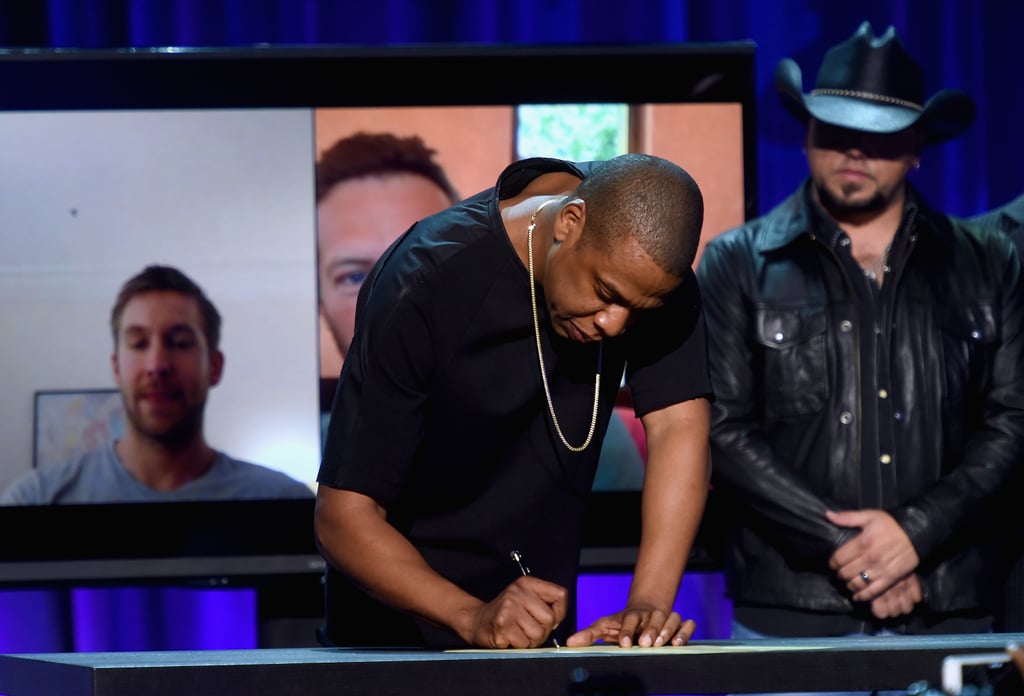 Celebrities at the Tidal Relaunch Event Pictures