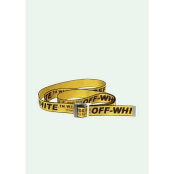 Off white yellow belt price cheap