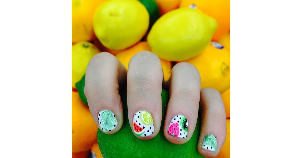 Tutti Frutti Best Spring 2014 Nail Art Of Instagram Popsugar Beauty