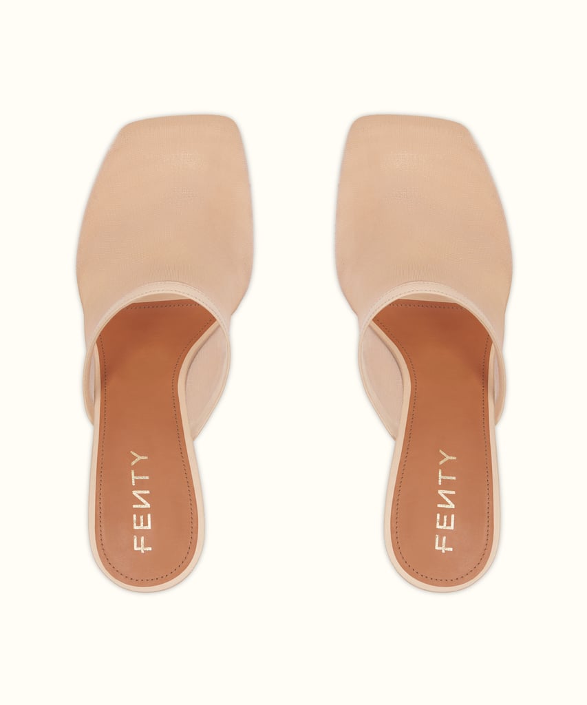 FENTY Meshy Mules in Nude