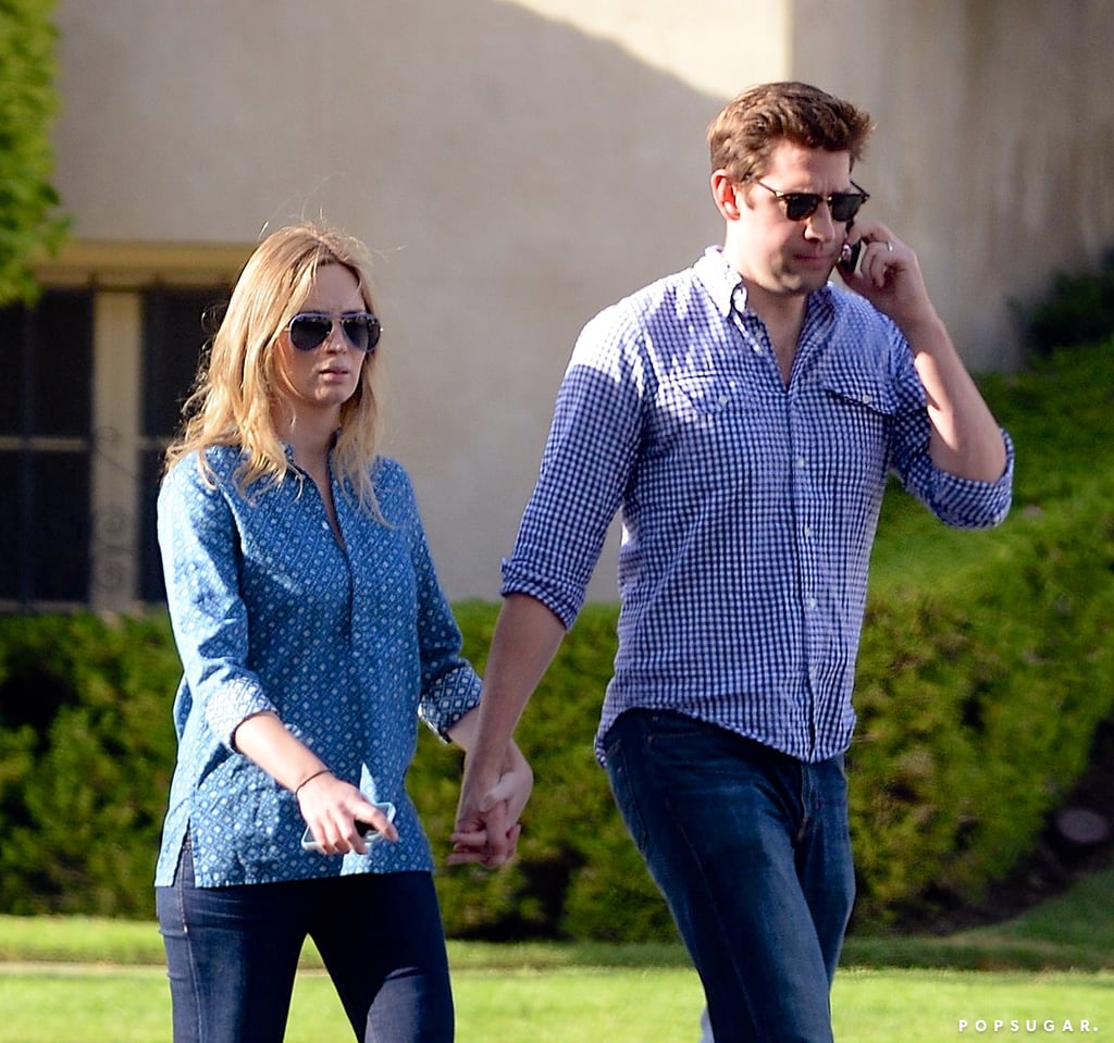 Emily Blunt After Birth With John Krasinski | Pictures