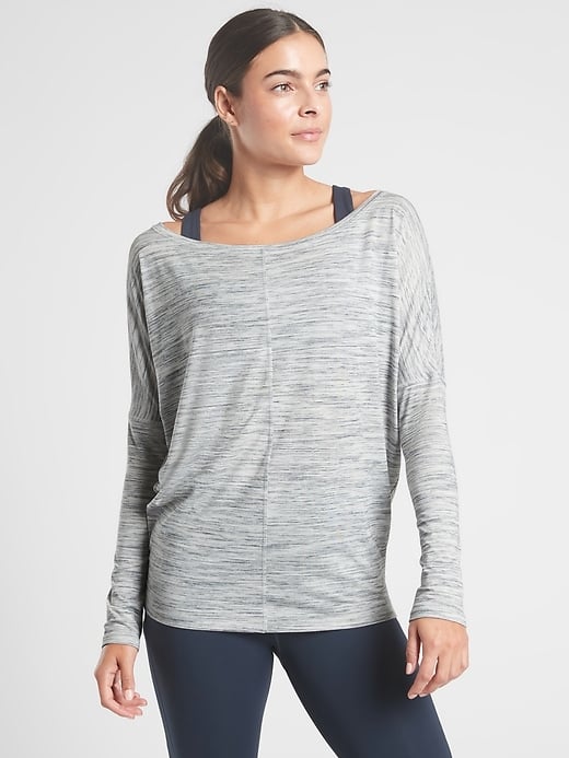 Athleta Flow Top Essence Spacedye