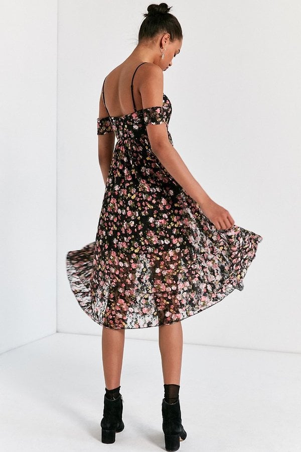 Kimchi & Blue Violet Printed Lace Midi Dress | Urban Outfitters Summer Dresses | POPSUGAR 