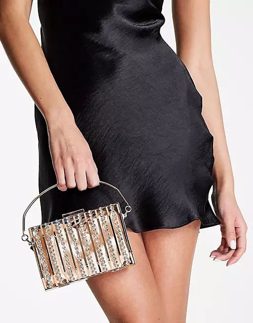 ASOS Design Feather Clutch Bag