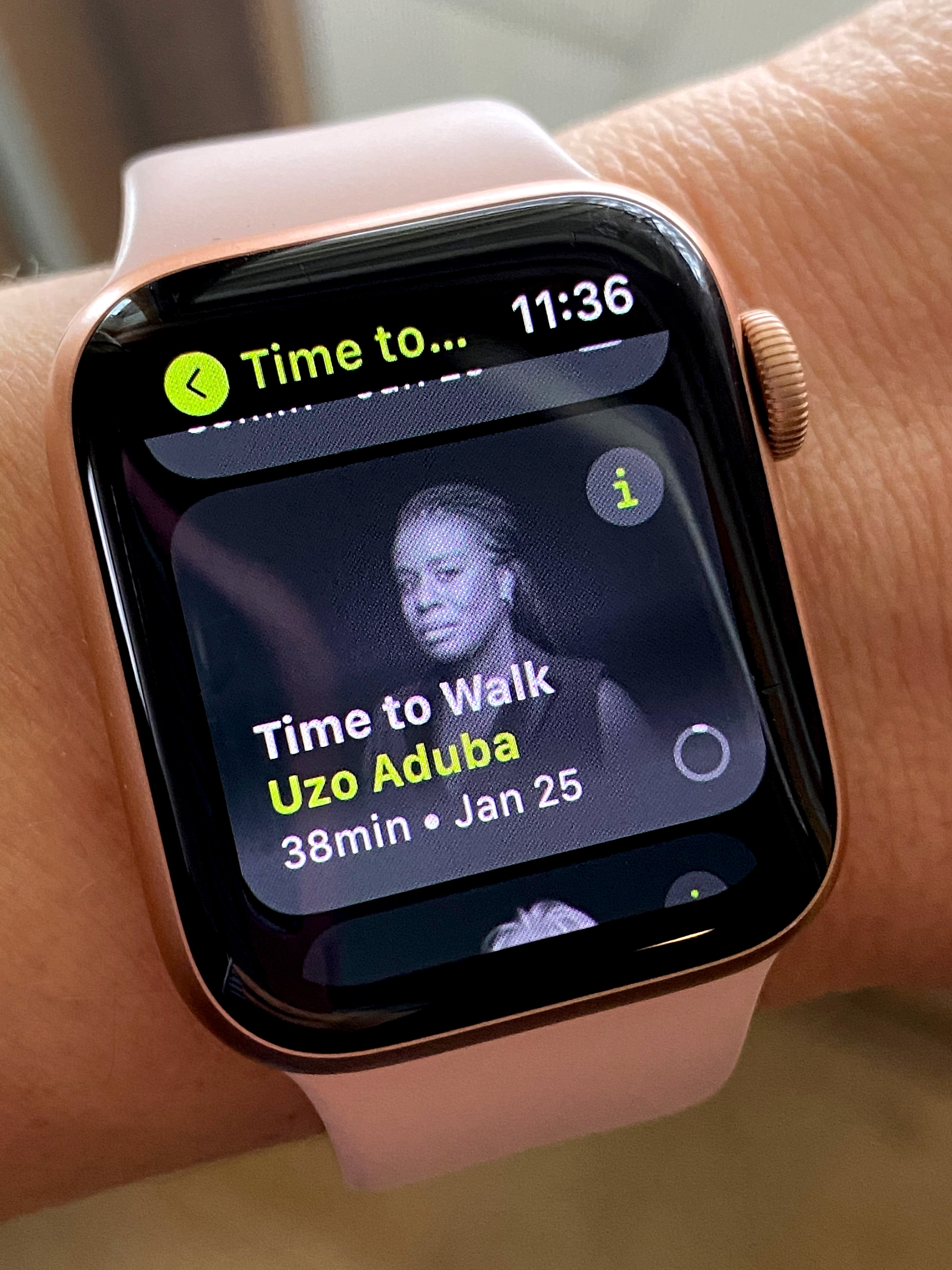 Fitness Time to Walk Walking Experience For Apple Watch