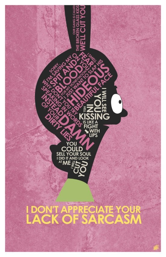 Louise Belcher Quote Poster