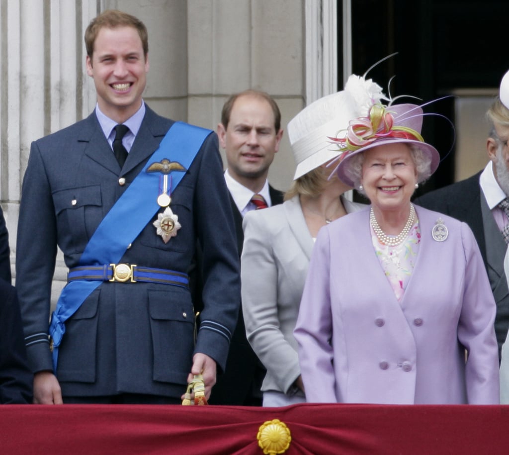 Queen Elizabeth II and Prince William Pictures