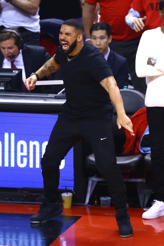 Drake Singing the Canadian National Anthem During NBA Finals