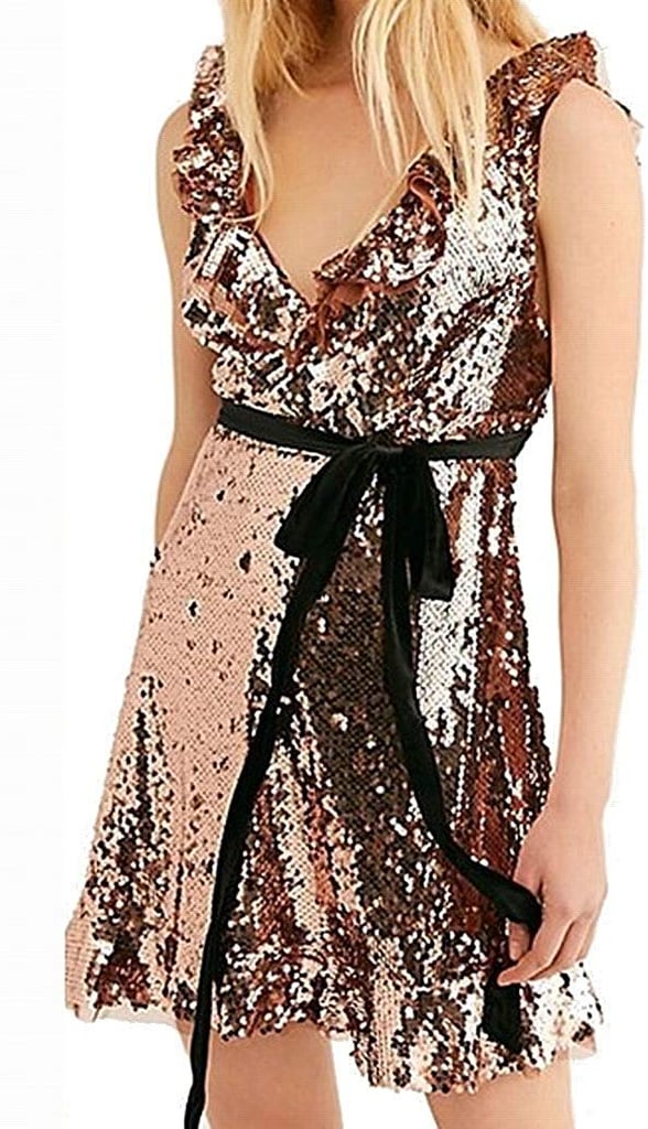 Free People Sequined Mini Party Dress