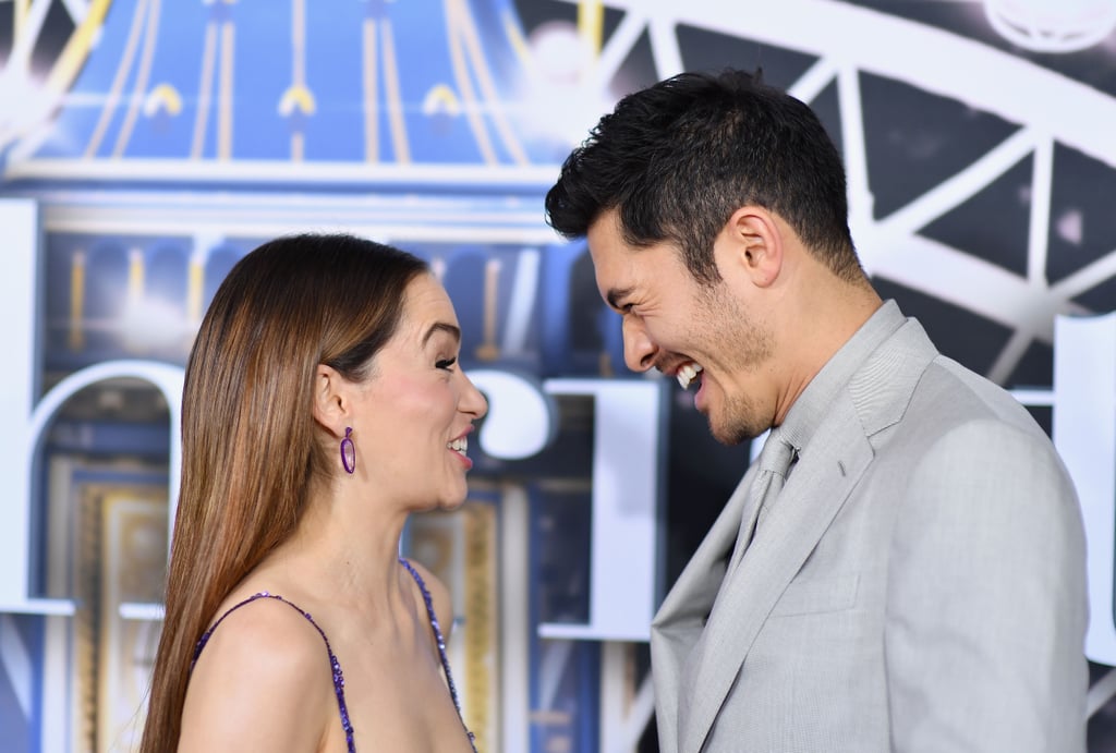 Emilia Clarke and Henry Golding at the Last Christmas Premiere