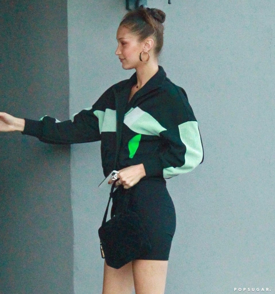 Bella Hadid and The Weeknd on Date in Matching Track Jackets