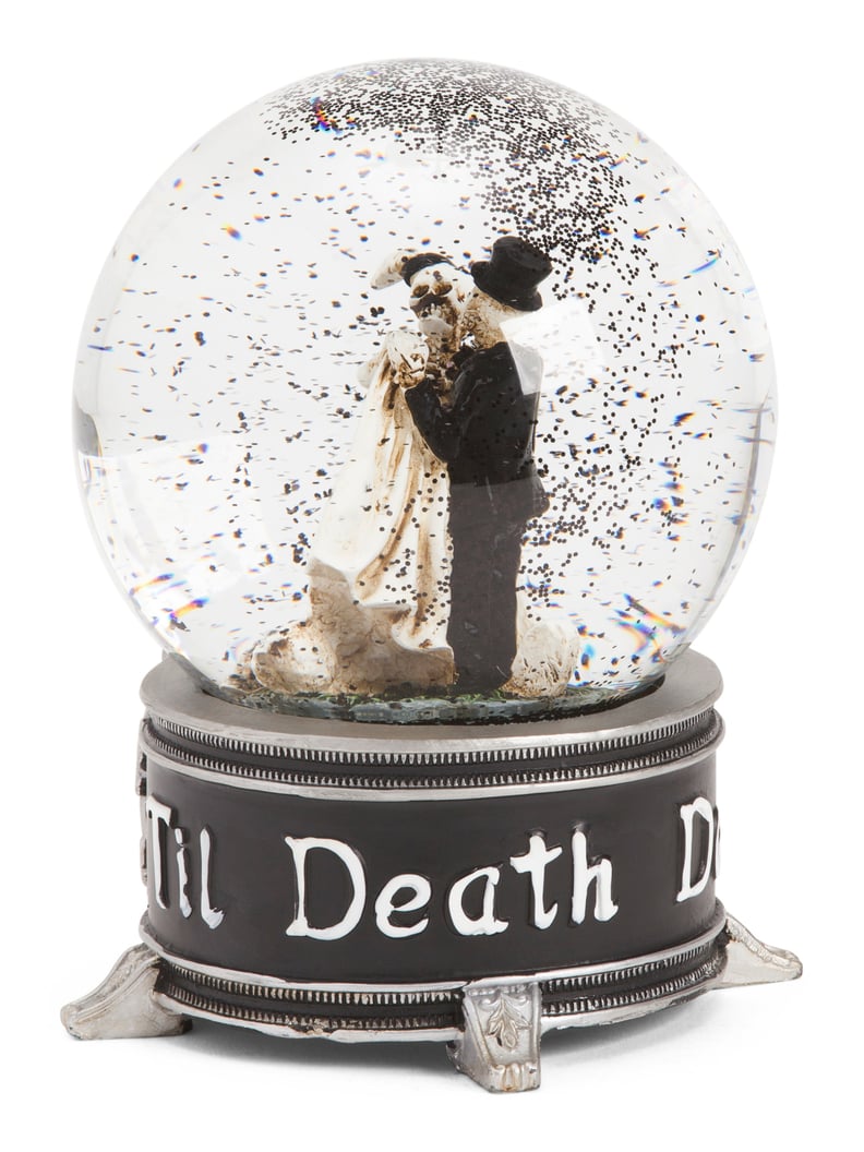 Dancing Skeleton Couple Snow Globe