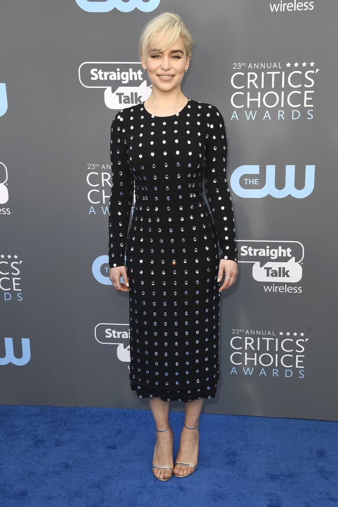 Emilia Clarke at the 2018 Critics' Choice Awards