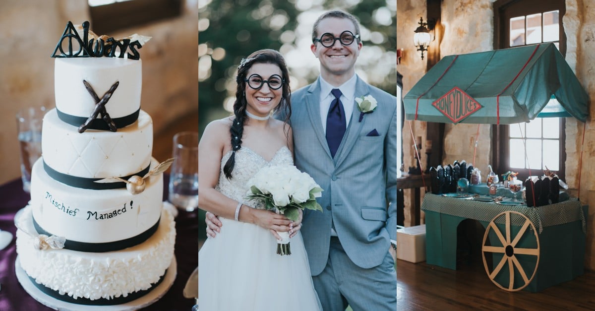 My loosely Harry Potter themed wedding. : r/harrypotter