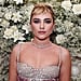 Florence Pugh Sequin Valentino Minidress at BAFTA Afterparty