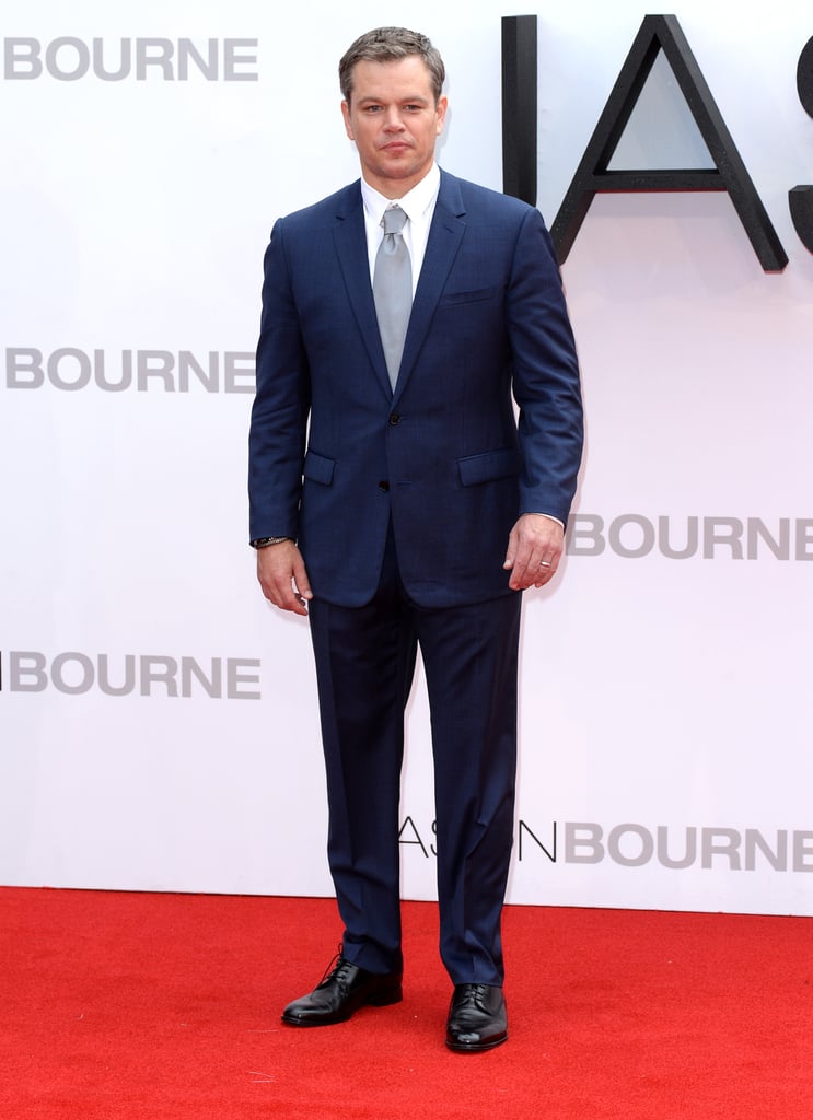 Matt Damon at Jason Bourne UK Premiere July 2016 Pictures