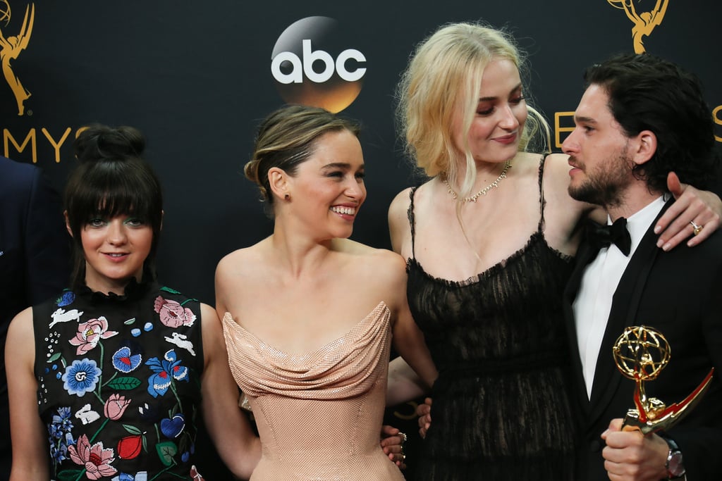 Celebrities With Kit Harington at the 2016 Emmys