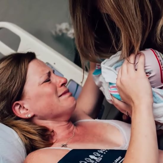 New Mom Cries as Surrogate and Best Friend Delivers Baby