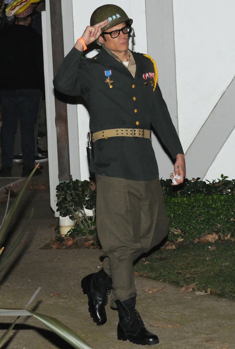 Johnny Knoxville as an Army Captain