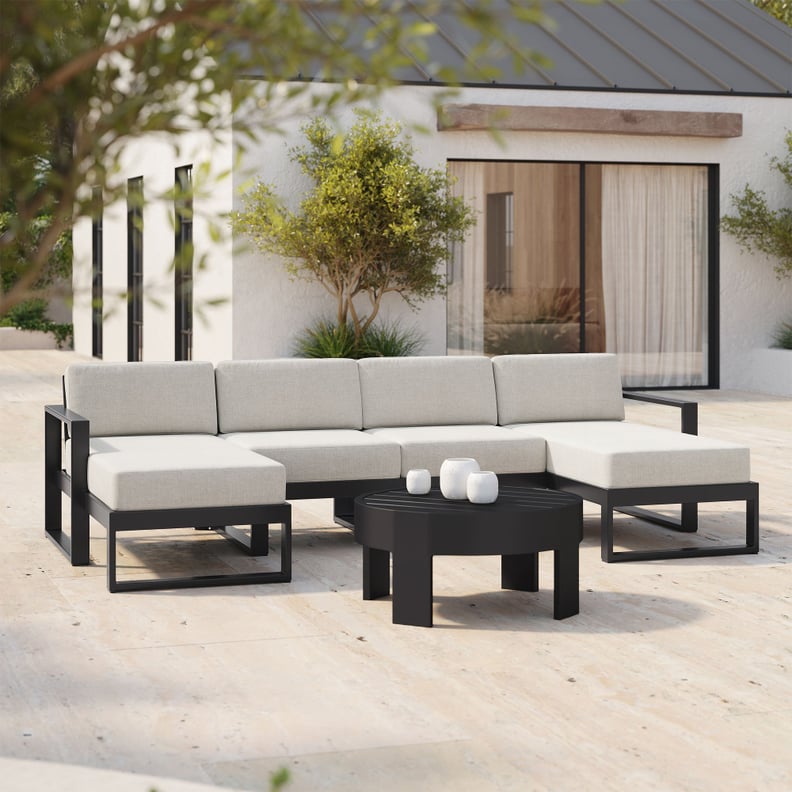 Best Modern Outdoor U-Shaped Sectional From West Elm
