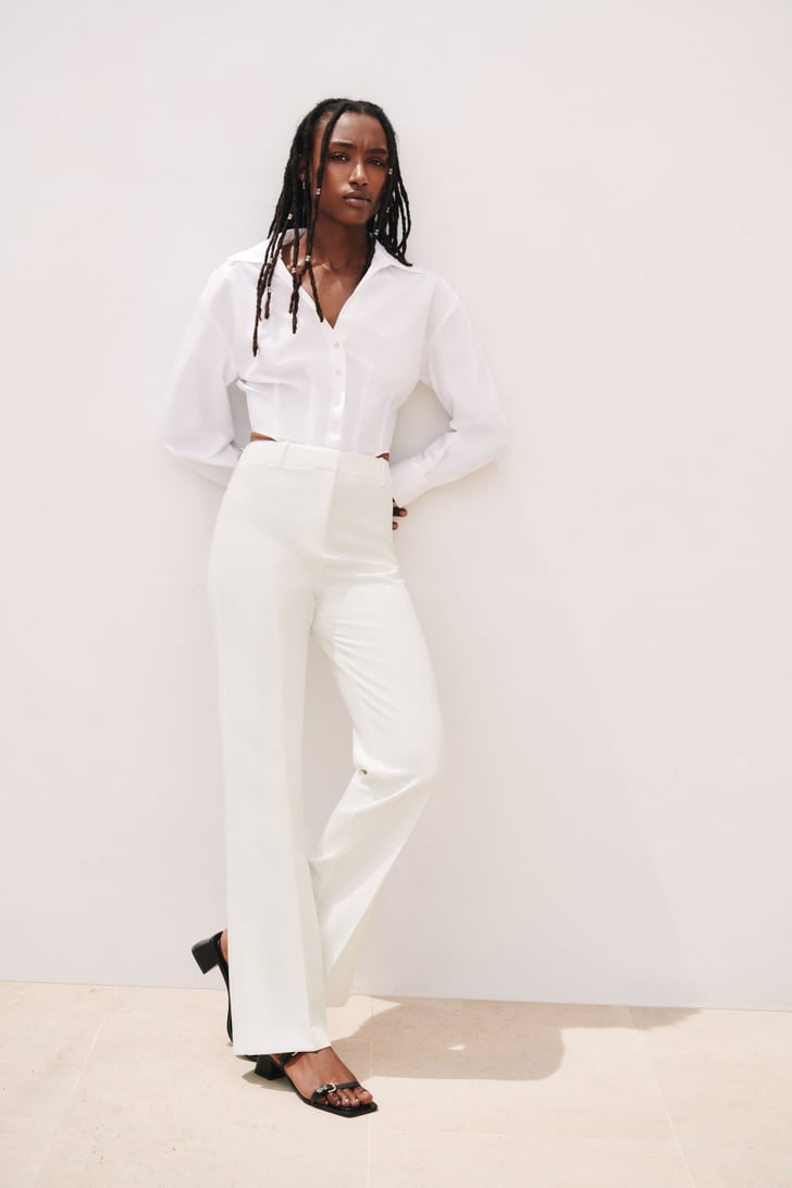Winter White Outfits: Zara Straight Cut Pants | 22 Winter Whites ...