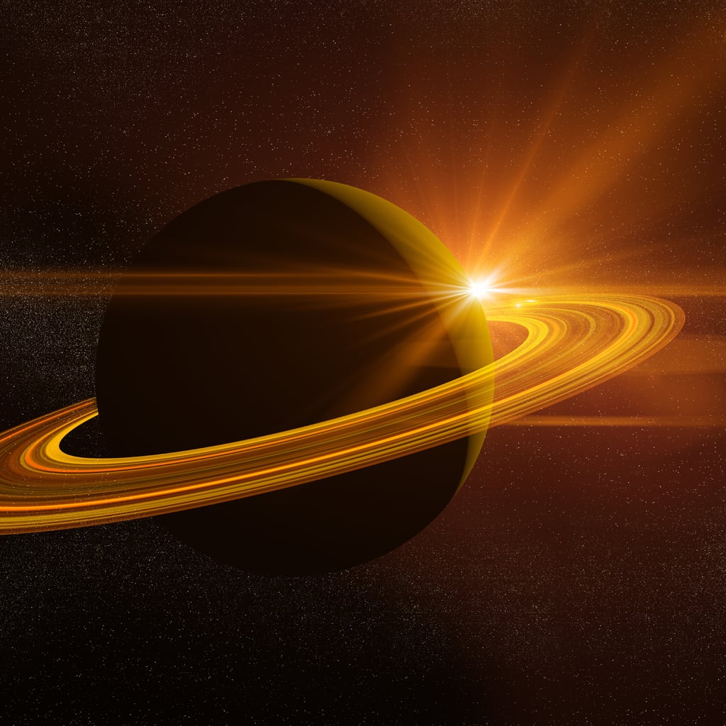 Twice every 29-and-a-half years, Saturn appears ringless.