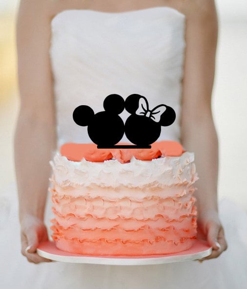 Mickey and Minnie Cake Topper ($15)