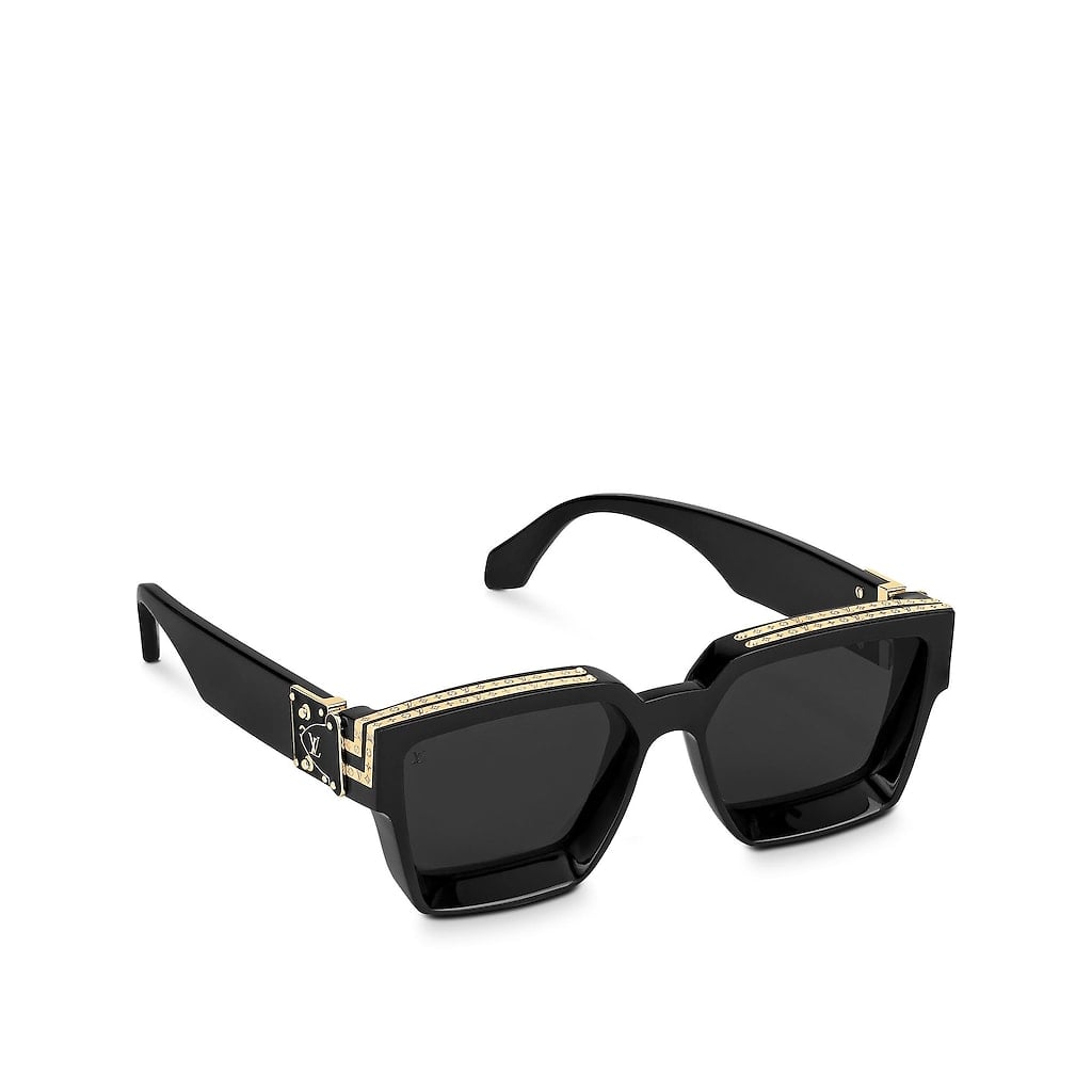 færdig tempo Individualitet Louis Vuitton Black 1.1 Millionaires Sunglasses | Kim and Kanye's Matching  Sunglasses | POPSUGAR Fashion UK Photo 3