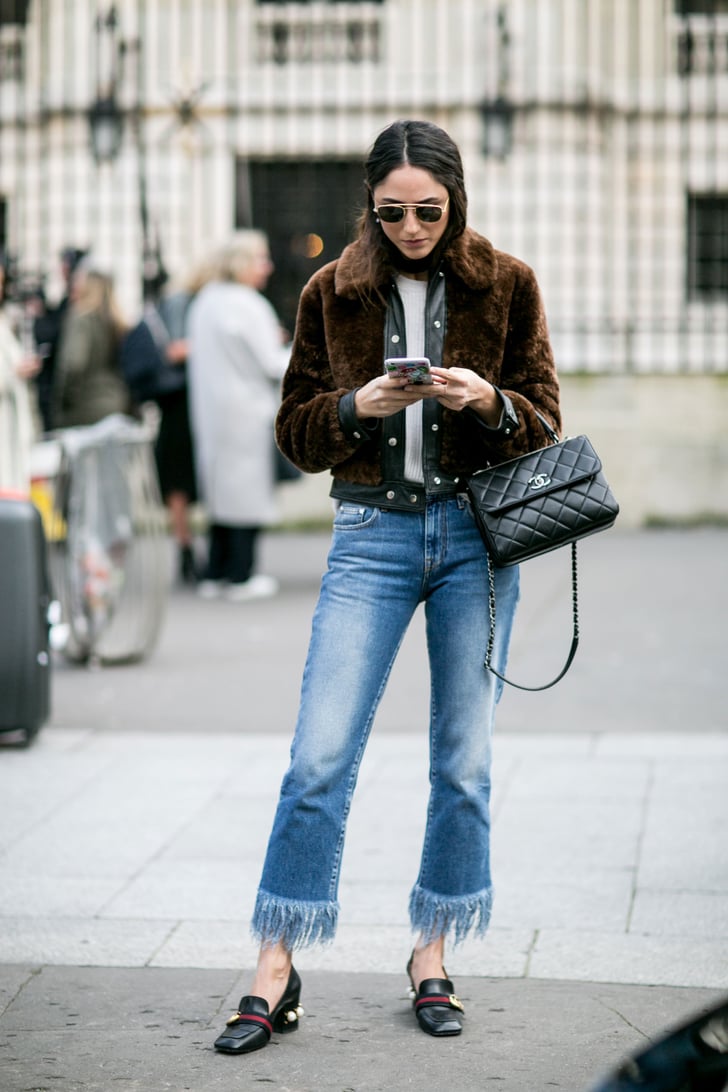 Reinvent distressed jeans with polished add-ons. | Styling Hacks From ...