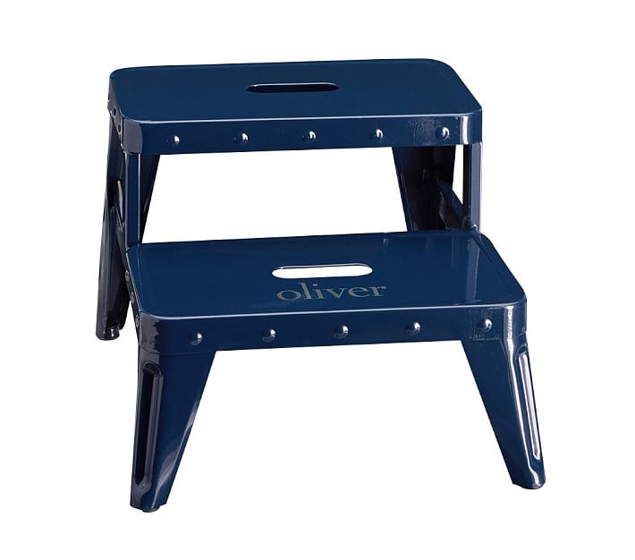 Personalized Metal Step Stool