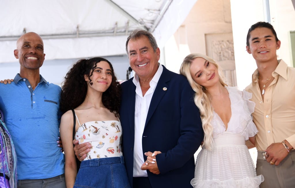 Cameron Boyce's Family at Kenny Ortega Walk of Fame Ceremony